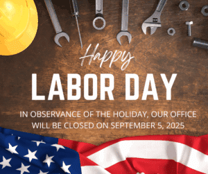 Closed for Labor Day